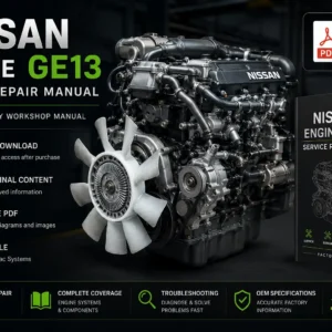 Nissan Engine GE13 Service Repair Manual PDF Download