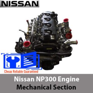 Detailed view of the Nissan NP300 engine mechanical section, showcasing components and assembly for maintenance and repair