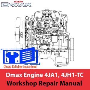 Workshop repair manual for Isuzu 4JA1 and 4JH1-TC, detailing maintenance, specifications, and repair guidelines