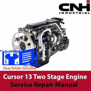 Cursor 13 Two Stage Turbocharger Tier 4B & Stage IV Engine service manual, providing essential repair and maintenance guidelines