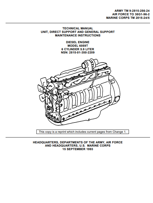 John Deere 6059T Diesel Engine Technical Manual - Image 2