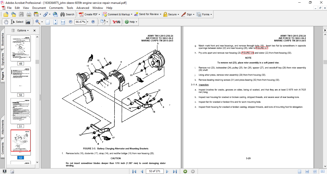 John Deere 6059T Diesel Engine Technical Manual - Image 4