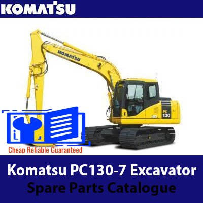 Komatsu PC130-7 Excavator spare parts catalogue, illustrating essential parts and their specifications for optimal performance