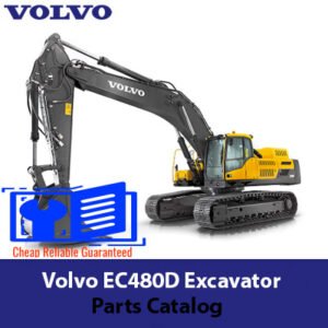 Comprehensive parts catalog for the Volvo EC480D excavator, featuring diagrams and descriptions of essential components