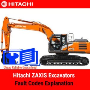 Overview of total fault codes for Hitachi ZAXIS excavators, providing insights for diagnostics and repair procedures