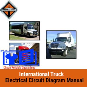 International Truck electrical circuit diagram manual, providing detailed schematics for wiring and electrical connections