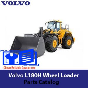 Comprehensive parts catalog for the Volvo L180H Wheel Loader, featuring diagrams and descriptions of essential components