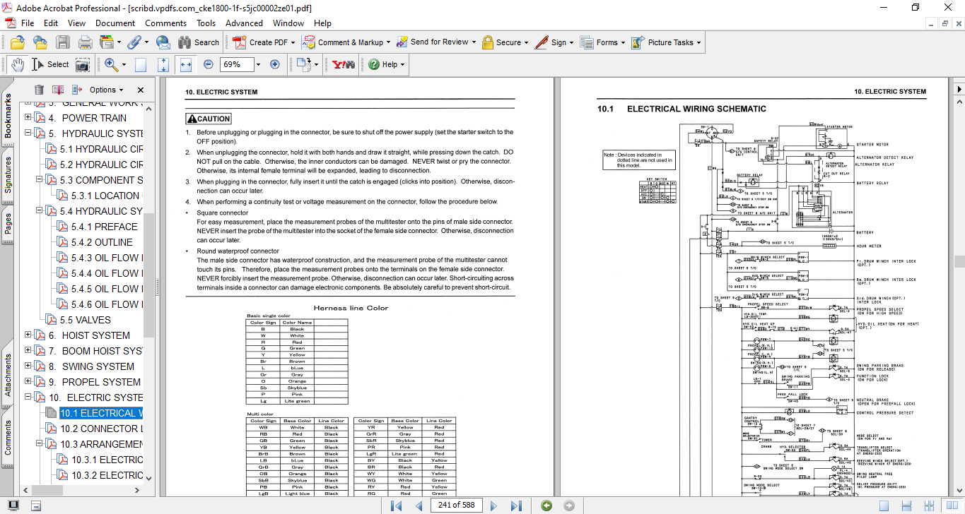 Kobelco CKE1800 , Kobelco CK2000 Crawler Crane Workshop Repair Manual - Image 3