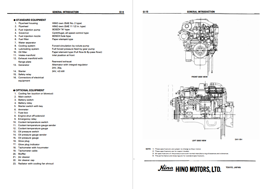 Hino H07D Hino H07DT Engine Workshop Repair Manual - Image 3