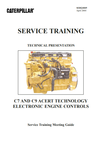 Caterpillar C7 AND Caterpillar C9 ACERT TECHNOLOGY Service Training - Image 2