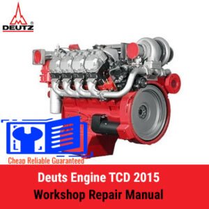 Deuts Engine TCD 2015 Workshop Repair Manual with images of engine components and step-by-step repair procedures