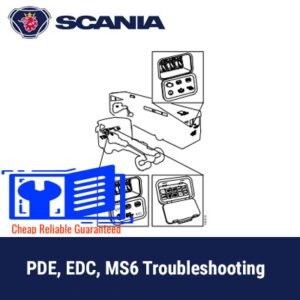 Troubleshooting manual for Scania Fuel System, including unit injector PDE, EDC, and MS6 for effective maintenance
