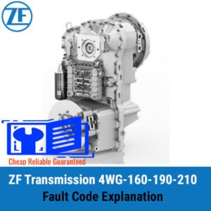 Explanation of ZF Transmission Fault Codes 4WG-160-190-210, outlining error meanings and guidance for resolution