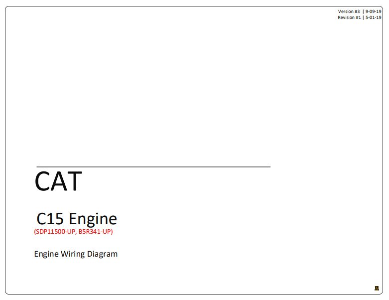 Caterpillar C15 Engine Complete Electrical Wiring Diagrams - Image 2
