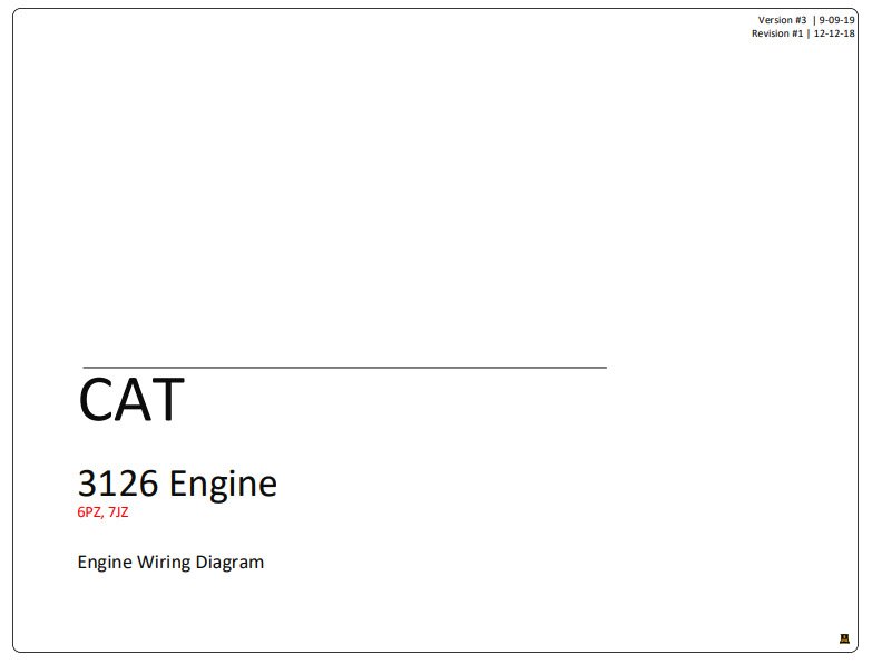 Caterpillar 3126 Engine Complete Electrical Wiring Diagrams - Image 2