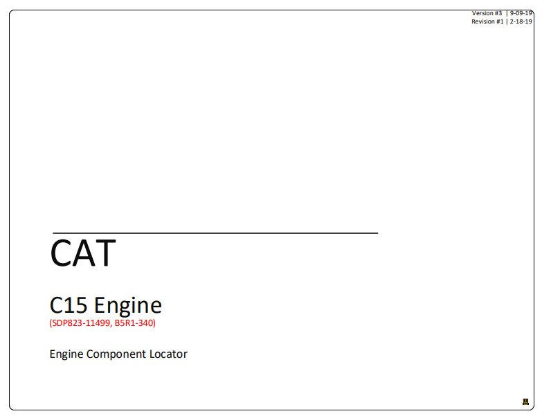 Caterpillar C15 Engine Complete Electrical Wiring Diagrams - Image 3