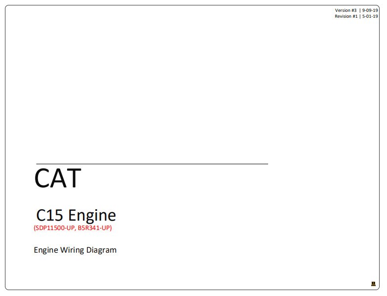 Caterpillar C15 Engine Complete Electrical Wiring Diagrams - Image 6