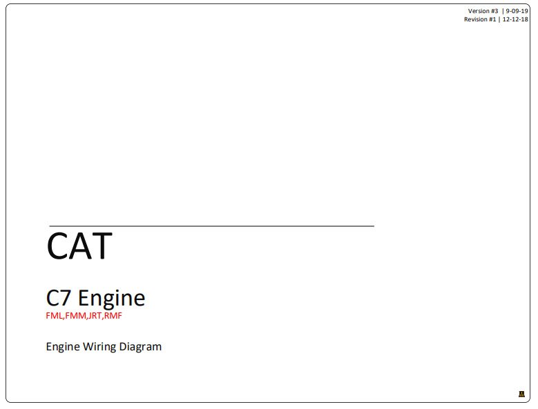Caterpillar C7 Engine Complete Electrical Wiring Diagrams - Image 4