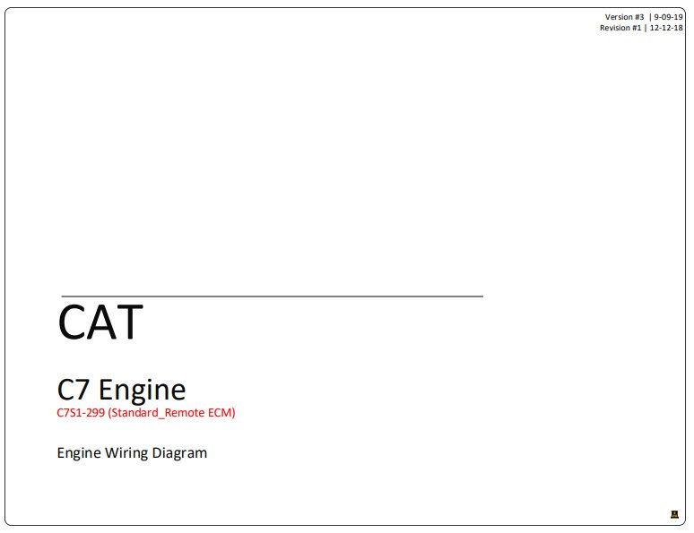 Caterpillar C7 Engine Complete Electrical Wiring Diagrams - Image 6