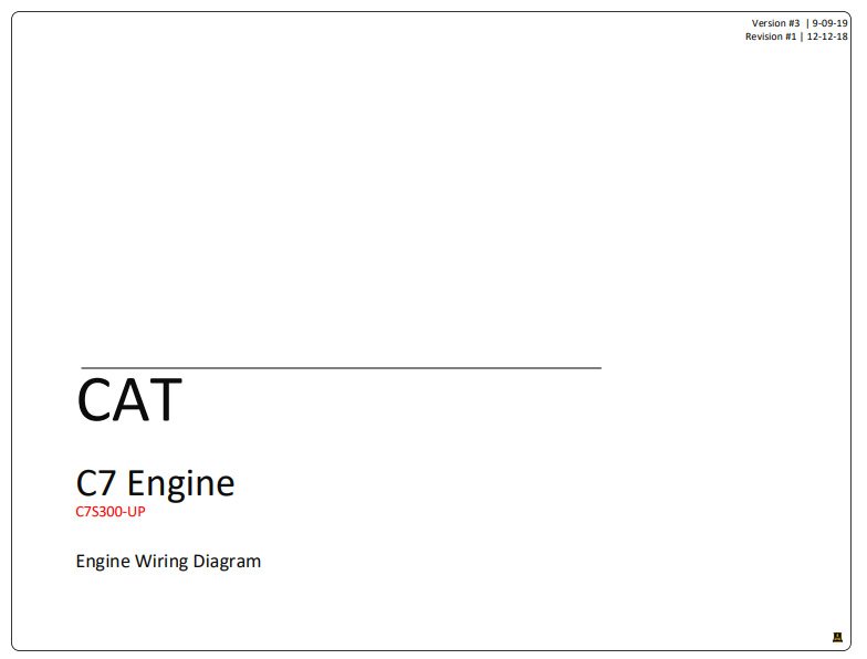 Caterpillar C7 Engine Complete Electrical Wiring Diagrams - Image 7