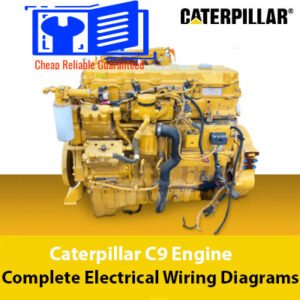 Complete electrical wiring diagrams for the Caterpillar C9 engine, illustrating all necessary connections and configurations