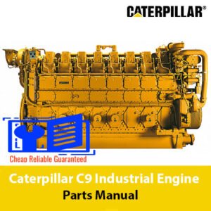 Caterpillar 3616 Industrial Engine Parts Manual cover featuring detailed diagrams and parts lists for engine maintenance