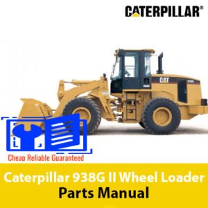 Parts manual for Caterpillar 938G II Wheel Loader, detailing components and specifications for maintenance and repair