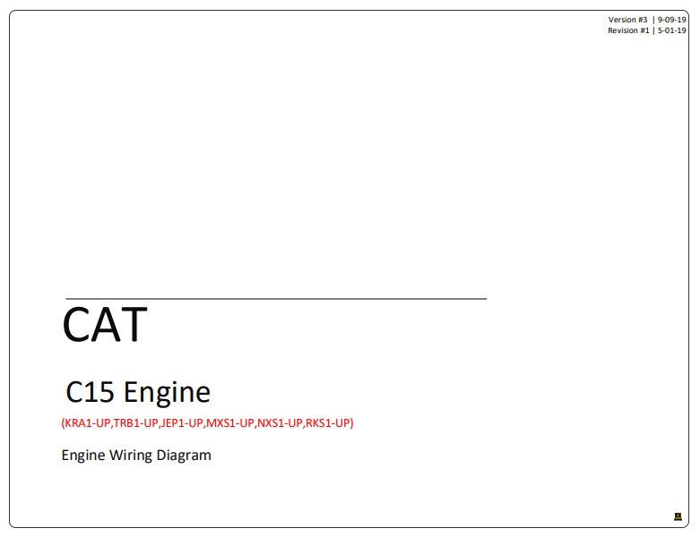 Caterpillar C15 Engine Complete Electrical Wiring Diagrams - Image 9
