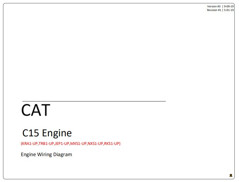 Caterpillar C15 Engine Complete Electrical Wiring Diagrams - Image 13