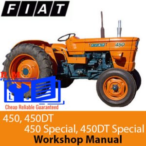 Workshop manual for Fiat 450, 450DT, 450 Special, and 450DT Special models, detailing maintenance and repair procedures