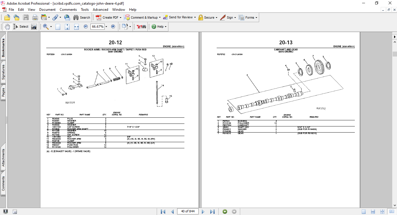 John Deere 9970 Cotton Picker Parts Catalog - Image 3