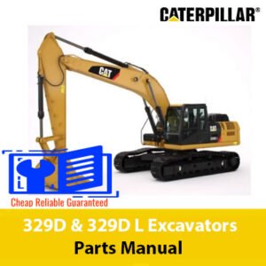 Comprehensive parts manual for Caterpillar 329D and 329D L excavators, including diagrams and specifications