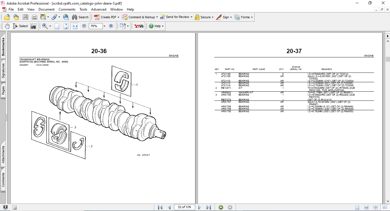 John Deere 7445 Cotton Stripper Parts Catalog - Image 5