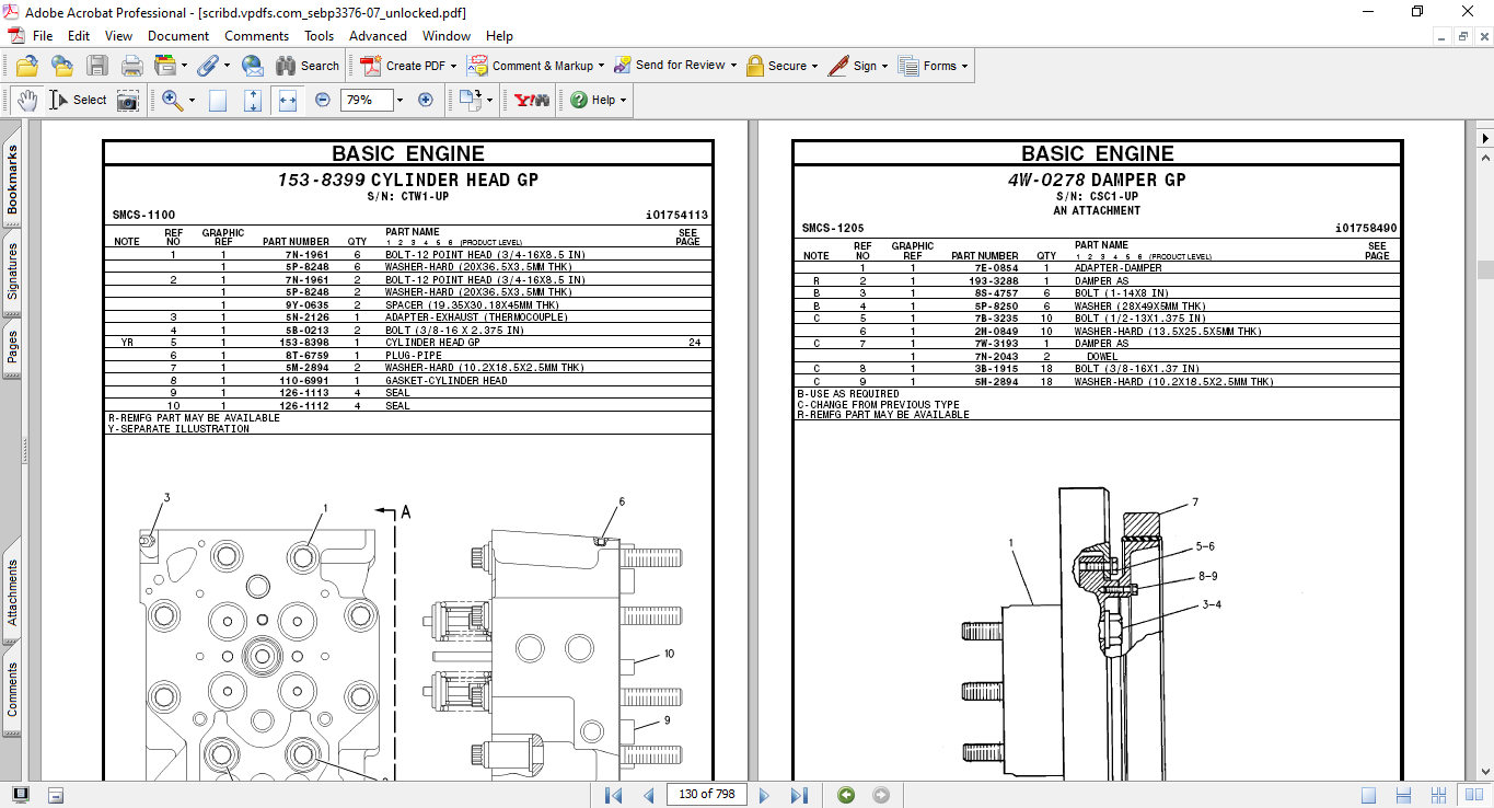 Caterpillar G3516B Generator Set Parts Manual - Image 2