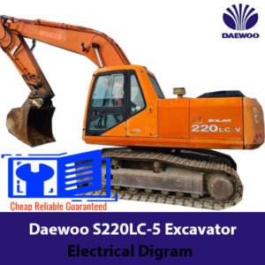 Daewoo S220LC-5 Excavator Electrical Diagram