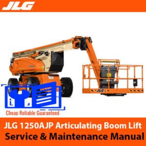 Service and Maintenance Manual for JLG 1250AJP Articulating Boom Lift, highlighting essential maintenance information