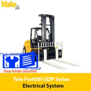 Yale Forklift GDP Series showcasing its advanced electrical system components and layout for efficient operation