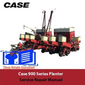 Case 900 Series Planter Service Repair Manual cover featuring the title and an illustration of the planter