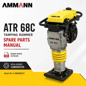 AMMANN ATR 68C Tamping Rammer Spare Parts Manual PDF