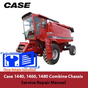 Service repair manual for Case 1440, 1460, and 1480 combine chassis, detailing maintenance and repair procedures
