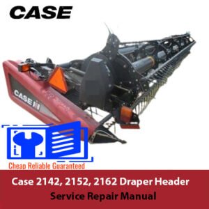 Manual for servicing Draper Header CA20 Combine Adapter, applicable to models 2142, 2152, and 2162, with operational guidelines