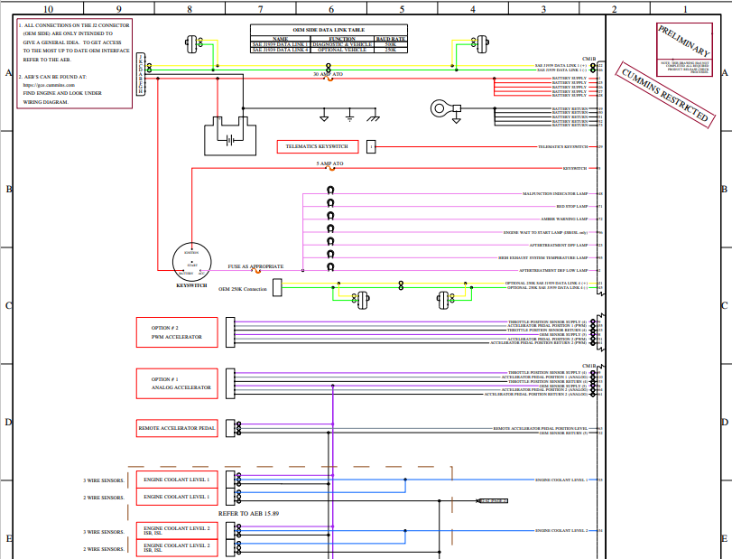 Cummins CM2350A Complete Wiring Diagram - Image 2