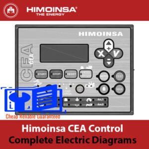Comprehensive electric diagrams for Himoinsa CEA Control, showcasing essential wiring and connection details