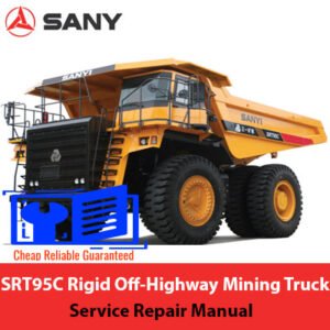 SANY SRT95C rigid off-highway mining truck service repair manual, showcasing detailed diagrams and maintenance guidelines
