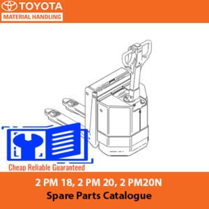 Spare parts catalogue for Toyota Powered Pallet Truck models 2 PM 18, 2 PM 20, and 2 PM 20N