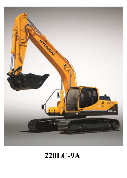 Hyundai 220LC-9A Excavator Workshop Repair Manual - Image 2