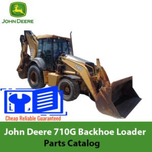 John Deere 710G Backhoe Loader parts catalog with images and descriptions of parts for maintenance and repair