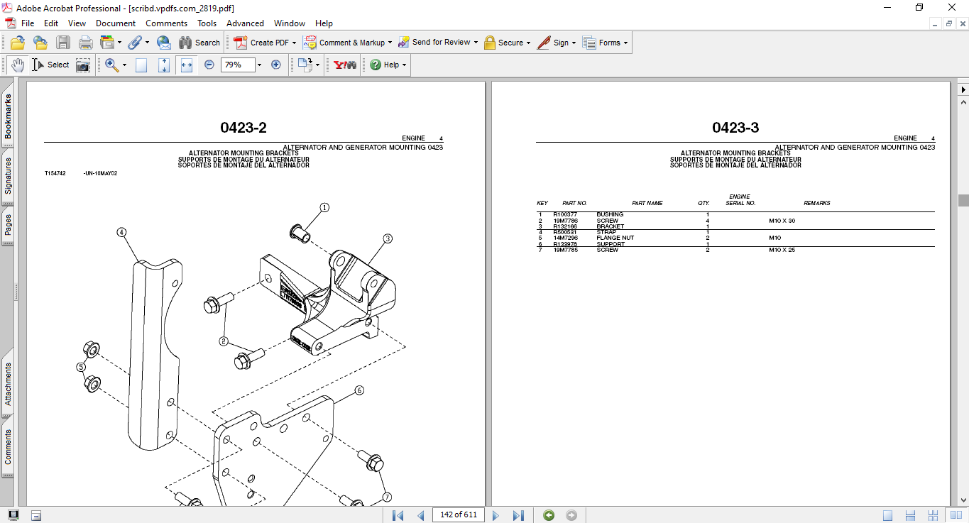 John Deere 710G Backhoe Loader Parts Catalog - Image 4