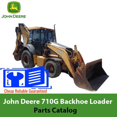 John Deere 710G Backhoe Loader parts catalog with images and descriptions of parts for maintenance and repair
