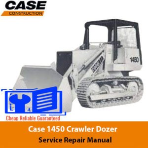 Service repair manual for Case 1450 Crawler Dozer, detailing maintenance and troubleshooting procedures